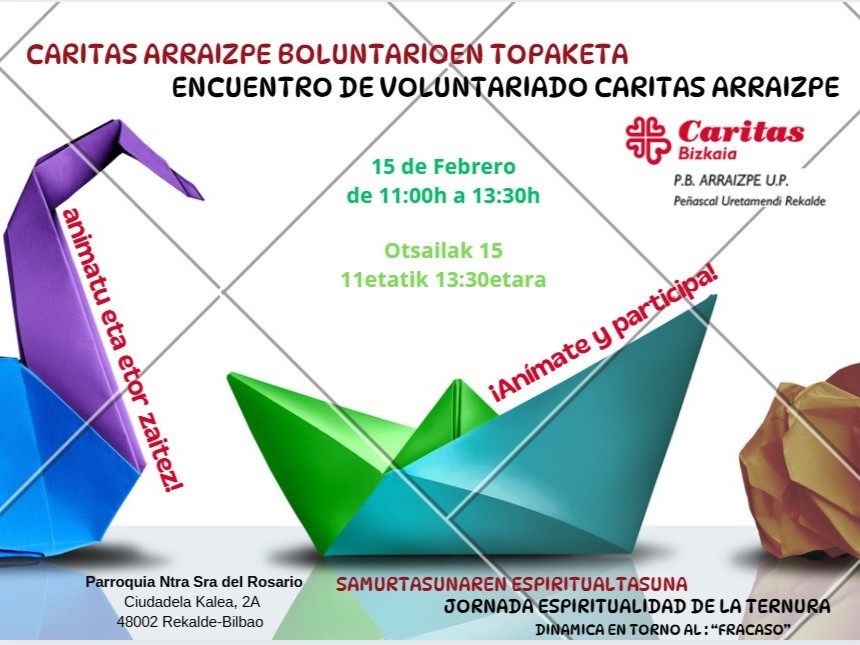 Lee más sobre el artículo Encuentro de Voluntariado Cáritas Arraizpe